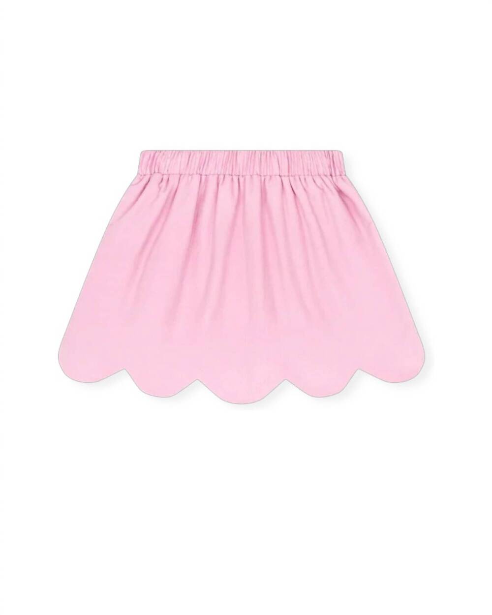 NEW LULLABY SET girls susie scallop skirt in high point pink